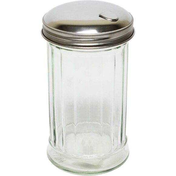 Restaurant Essentials Flip Clap Sugar and Cheese Dispensers 2-Pack 12-oz each - Picture 2 of 3